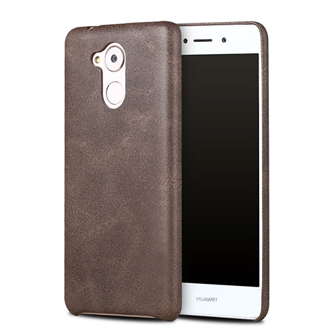 Funda Lujo Cuero Carcasa para Huawei Honor 6C Marron