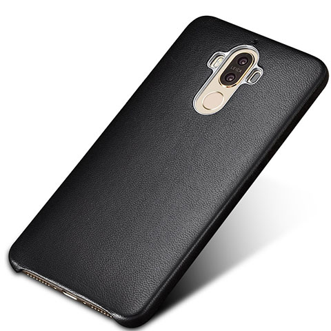 Funda Lujo Cuero Carcasa para Huawei Mate 9 Negro