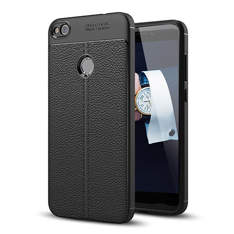 Funda Lujo Cuero Carcasa para Huawei Nova Lite Negro