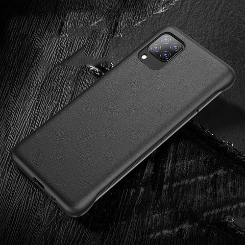 Funda Lujo Cuero Carcasa para Huawei P40 Lite Negro