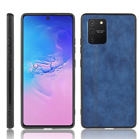 Funda Lujo Cuero Carcasa para Samsung Galaxy S10 Lite Azul