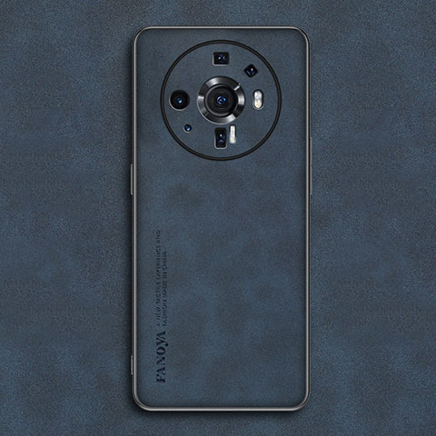 Funda Lujo Cuero Carcasa para Xiaomi Mi 12 Ultra 5G Azul