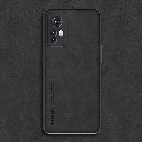 Funda Lujo Cuero Carcasa para Xiaomi Mi 12X 5G Negro