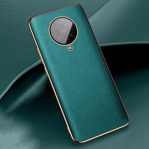 Funda Lujo Cuero Carcasa para Xiaomi Redmi K30 Pro Zoom Verde