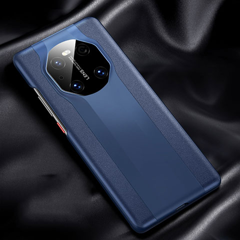 Funda Lujo Cuero Carcasa R02 para Huawei Mate 40E 5G Azul