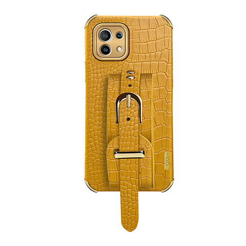 Funda Lujo Cuero Carcasa R02 para Xiaomi Mi 11 5G Marron