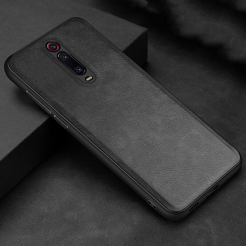 Funda Lujo Cuero Carcasa R04 para Xiaomi Redmi K20 Negro