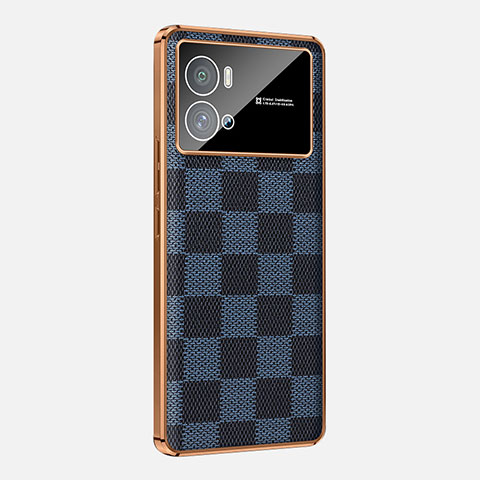 Funda Lujo Cuero Carcasa S01 para Vivo iQOO 9 Pro 5G Azul