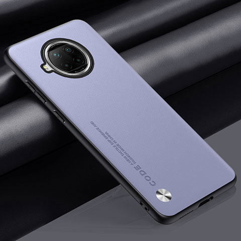 Funda Lujo Cuero Carcasa S01 para Xiaomi Mi 10T Lite 5G Purpura Claro