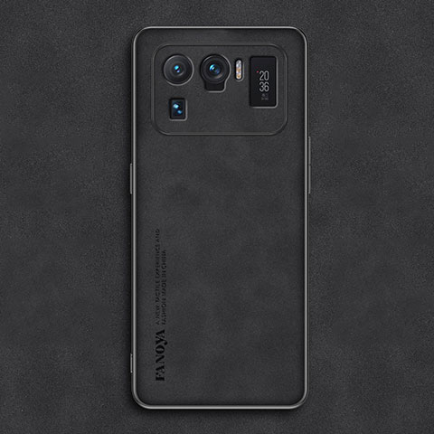 Funda Lujo Cuero Carcasa S01 para Xiaomi Mi 11 Ultra 5G Negro