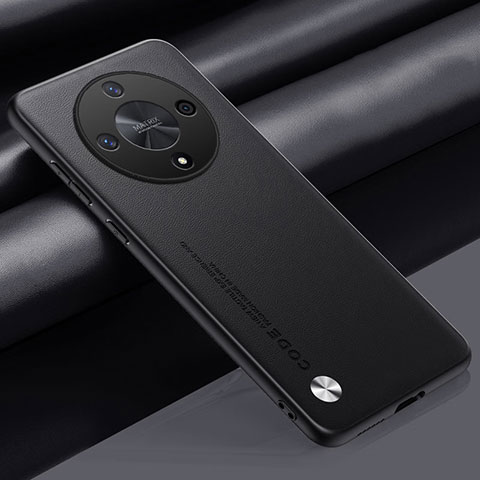 Funda Silicona Goma de Cuero Carcasa para Huawei Honor Magic6 Lite 5G Negro