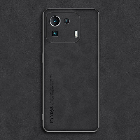 Funda Lujo Cuero Carcasa S02 para Xiaomi Mi 11 Pro 5G Negro