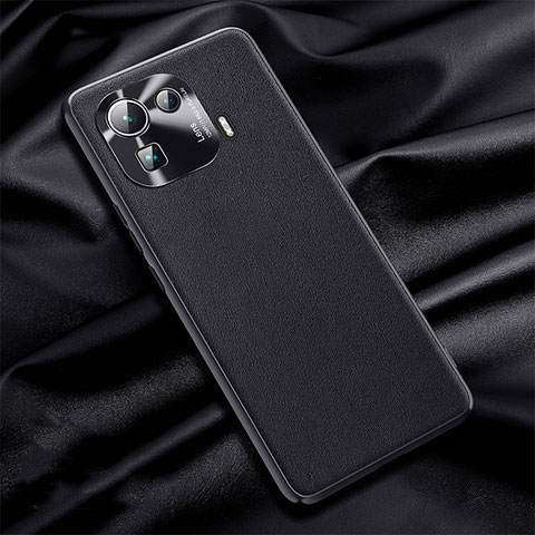 Funda Lujo Cuero Carcasa S05 para Xiaomi Mi 11 Pro 5G Negro