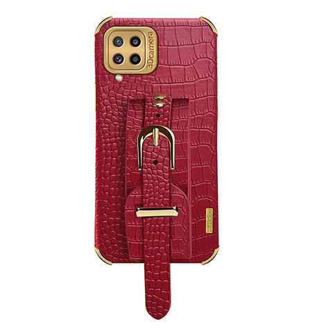 Funda Lujo Cuero Carcasa XD5 para Samsung Galaxy M32 4G Rojo