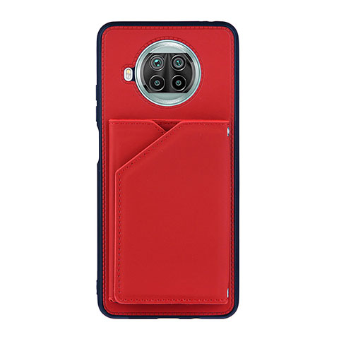 Funda Lujo Cuero Carcasa Y01B para Xiaomi Mi 10T Lite 5G Rojo