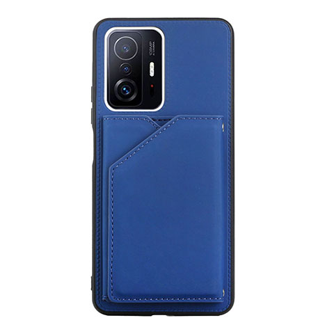 Funda Lujo Cuero Carcasa Y01B para Xiaomi Mi 11T 5G Azul