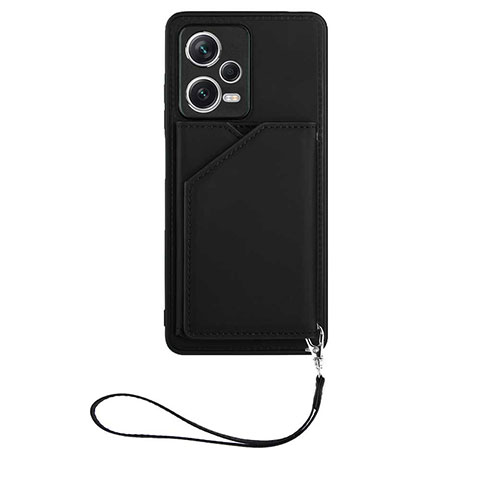 Funda Lujo Cuero Carcasa YB1 para Xiaomi Redmi Note 12 Explorer Negro