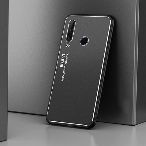 Funda Lujo Marco de Aluminio Carcasa T01 para Huawei P Smart+ Plus (2019) Negro