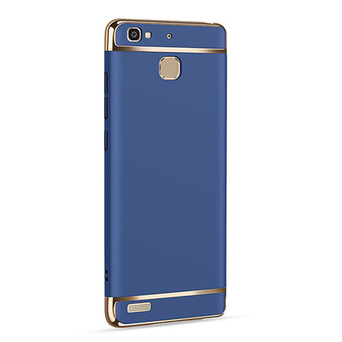 Funda Lujo Marco de Aluminio para Huawei P8 Lite Smart Azul