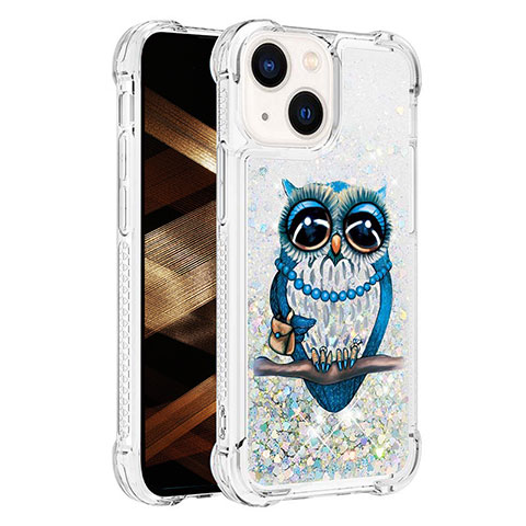 Funda Silicona Carcasa Goma Bling-Bling S03 para Apple iPhone 14 Plus Multicolor