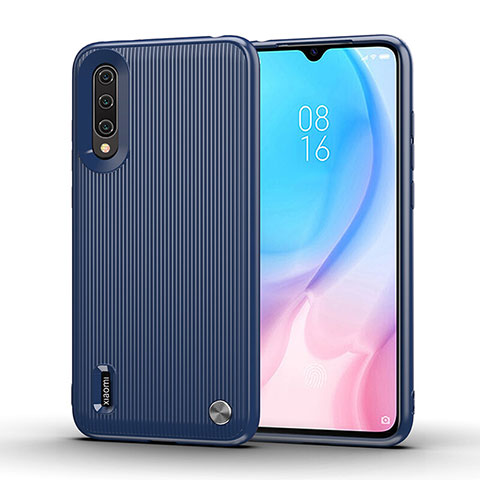 Funda Silicona Carcasa Goma Line C01 para Xiaomi Mi A3 Azul