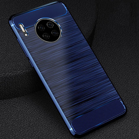 Funda Silicona Carcasa Goma Line C02 para Huawei Mate 30 Pro Azul