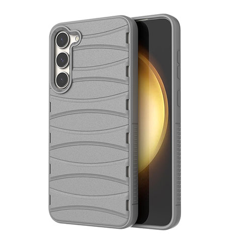 Funda Silicona Carcasa Goma Line KC1 para Samsung Galaxy S23 Plus 5G Gris