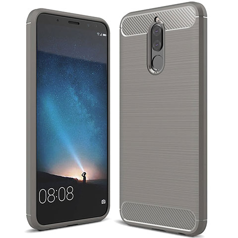 Funda Silicona Carcasa Goma Line para Huawei G10 Gris