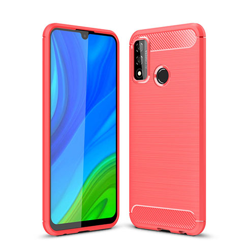 Funda Silicona Carcasa Goma Line para Huawei P Smart (2020) Rojo