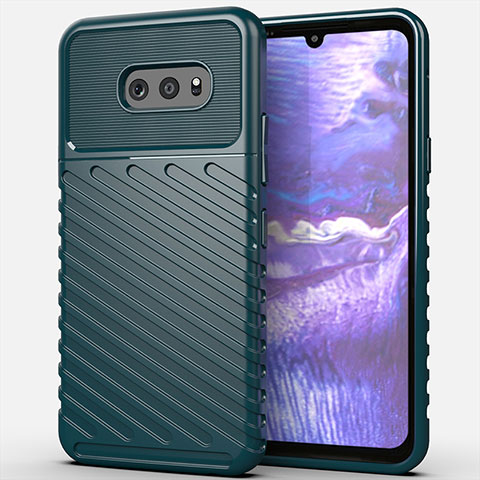 Funda Silicona Carcasa Goma Line para LG G8X ThinQ Verde Noche