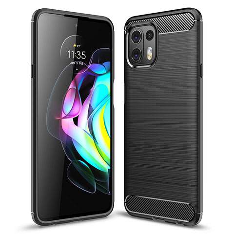 Funda Silicona Carcasa Goma Line para Motorola Moto Edge 20 Lite 5G Negro