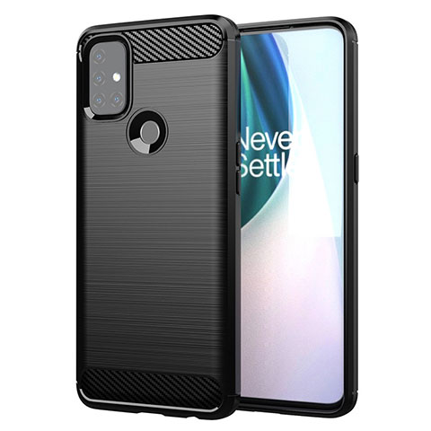 Funda Silicona Carcasa Goma Line para OnePlus Nord N10 5G Negro