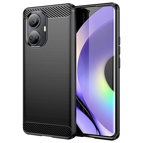 Funda Silicona Carcasa Goma Line para Realme 10 Pro+ Plus 5G Negro