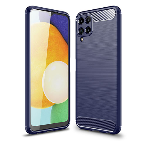 Funda Silicona Carcasa Goma Line para Samsung Galaxy M32 4G Azul