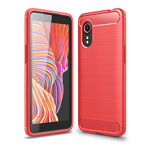 Funda Silicona Carcasa Goma Line para Samsung Galaxy XCover 5 SM-G525F Rojo