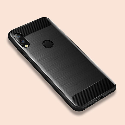 Funda Silicona Carcasa Goma Line para Xiaomi Redmi Note 7 Negro