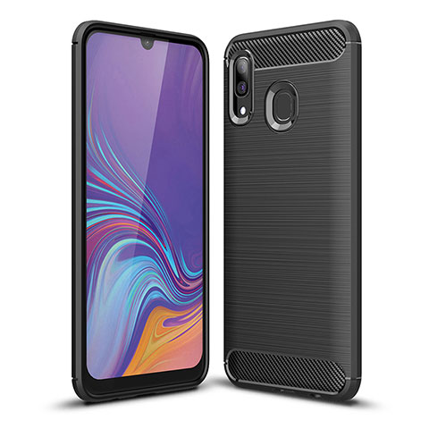 Funda Silicona Carcasa Goma Line WL1 para Samsung Galaxy M10S Negro