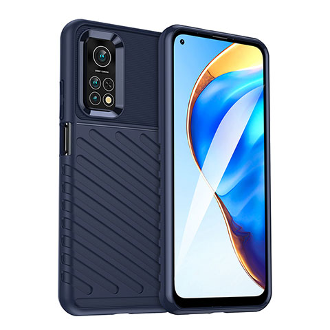 Funda Silicona Carcasa Goma Twill MF1 para Xiaomi Mi 10T Pro 5G Azul