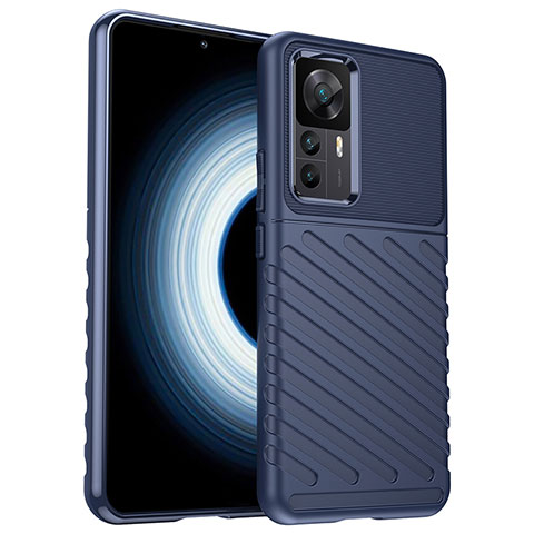 Funda Silicona Carcasa Goma Twill MF1 para Xiaomi Mi 12T Pro 5G Azul