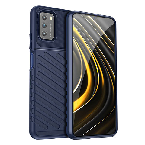 Funda Silicona Carcasa Goma Twill MF1 para Xiaomi Poco M3 Azul