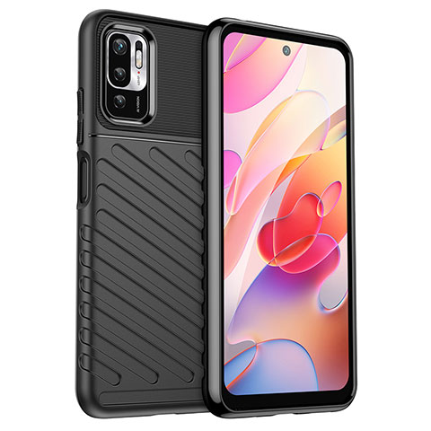 Funda Silicona Carcasa Goma Twill MF1 para Xiaomi Redmi Note 10 5G Negro