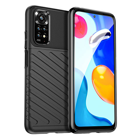 Funda Silicona Carcasa Goma Twill MF1 para Xiaomi Redmi Note 11 4G (2022) Negro