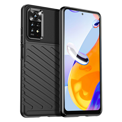 Funda Silicona Carcasa Goma Twill MF1 para Xiaomi Redmi Note 11 Pro 5G Negro