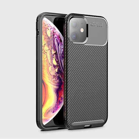 Funda Silicona Carcasa Goma Twill para Apple iPhone 11 Negro