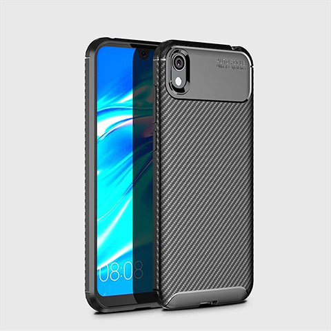 Funda Silicona Carcasa Goma Twill para Huawei Enjoy 8S Negro