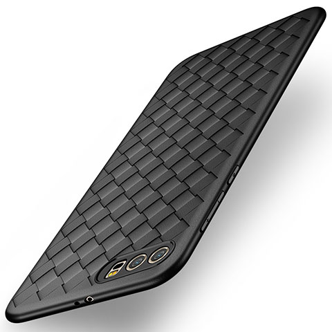 Funda Silicona Carcasa Goma Twill para Huawei Honor 9 Negro