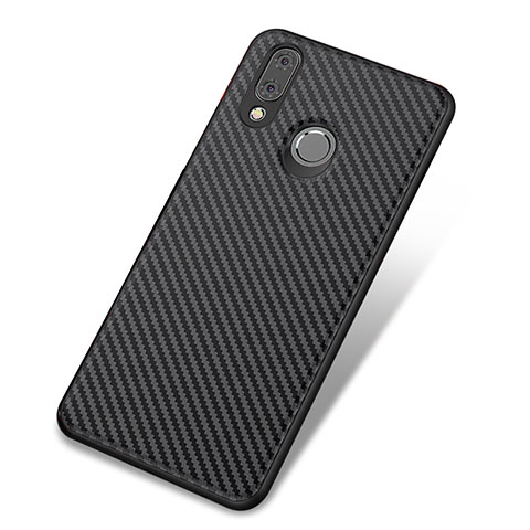 Funda Silicona Carcasa Goma Twill para Huawei Nova 3 Negro