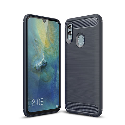 Funda Silicona Carcasa Goma Twill para Huawei P Smart (2019) Azul