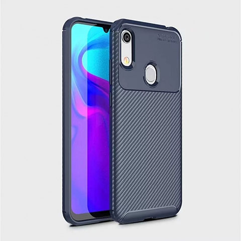 Funda Silicona Carcasa Goma Twill para Huawei Y6 Prime (2019) Azul