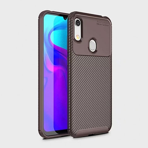 Funda Silicona Carcasa Goma Twill para Huawei Y6 Pro (2019) Marron